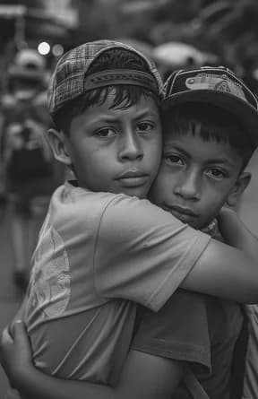 Hugging Boys